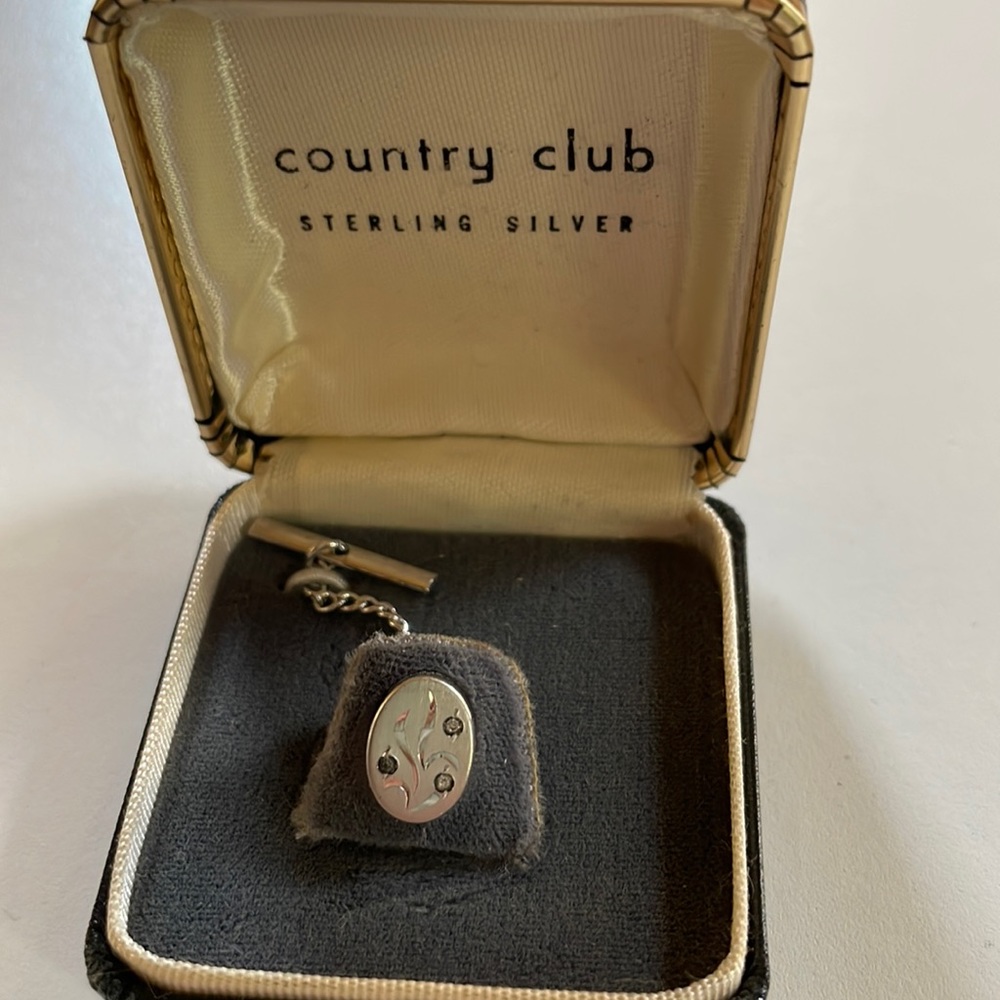 Sterling Silver Tie Tack